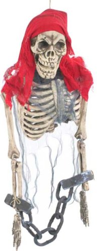 Scary Hanging Dead Pirate Halloween Prop