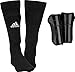 adidas Unisex-Child Performance Youth Sock Shin Guards, Core Black/White, Small