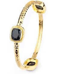 Sterling Silver - Silver & Cubic Zirconium Bangle