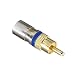 Ideal Industries OmniCONN RG-6 Compression RCA Connector, Card of 10