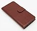 Samsung Galaxy S7 Wallet Case, Bastex Shiny PU Leather Brown Flip Wallet Credit Card Cover for Samsung Galaxy S7