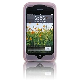 Incipio dermaSHOT Silicone Skin Case for iPhone 1G (Translucent Pink) by Incipio