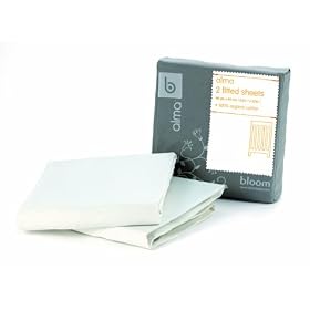 Bloom Alma Organic Fitted Sheets - 2 pk - Coconut White