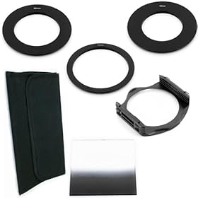 52mm 58mm 72mm Adapter Rings+Graduated ND8 Filter+Holder+6 Pocket Pouch for Cokin P