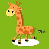 Produkt-Bild: Eine Giraffe - Keilrahmenbild 20x20x4 cm