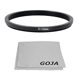 Goja 77-72mm Step-Down Adapter Ring (77mm Lens to 72mm Accessory) + Bonus Ultra Fine Microfiber Lens Cleaning Cloth