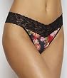 Hanky Panky Lotus Print Lace Thong Panty