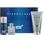 Montblanc Starwalker by Montblanc for Men 3 Piece Travel Set Includes: 0.17 oz Miniature Collectible + 1.7 oz Shower Breeze + 0.7 oz Deodorant Stick