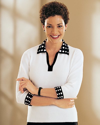 Best Price Polka Dot Sweater