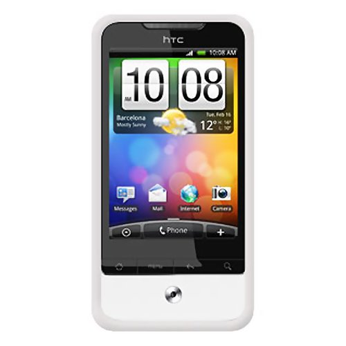 Amzer Silicone Skin Jelly Case for HTC Legend - Lilly White