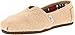 TOMS Women's Classic Woven Slip-on,Burlap,8.5 M