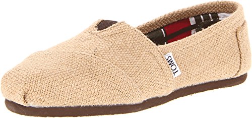 TOMS Women's Classic Woven Slip-on,Burlap,8.5 M