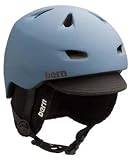 Bern Brentwood 09 Men's Snowboard Helmet - Matte Blue w/ Black Knit