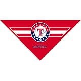 Texas Rangers Pet Dog Baseball Jersey Bandana S/M