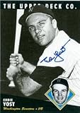 Ed Yost Autographed/Hand Signed 1994 BAT Upper Deck baseball card Washington Nationals