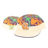 Atlanta Braves Cooperstown Collection Fitted Flat Bill Baseball Hat - Split Level
