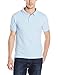 IZOD Uniform Young Men's Short Sleeve Pique Polo, Light Blue, X-Large