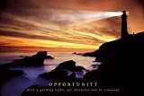 Posters: Motivational Poster - Opportunity, Lighthouse (36 x 24 inches)