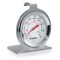 Polder 550 Oven Thermometer, Stainless Steel