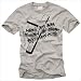 Fun T-Shirt f�r Herren/M�nner | Logo: H�NGT DEN ADEL ENTEIGNET DIE KIRCHE K�PFT DEN K�NIG | Shirt Farbe: grau | Druck Farbe: schwarz | Material: 100% Baumwolle | Designer: 36 T-Shirts | Style: vintage Design | Motiv: offensive gothic rock | Gr��en: S M L XL XXL