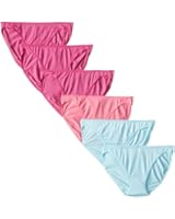 Felina Women's Low-Rise Bikini Panties (Pack of Six)