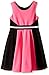 Pippa & Julie Girls' Knit Color Block Dress