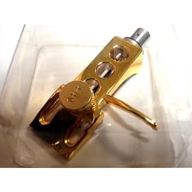 Technics SL1200MK2LTD-GOLD Headshell, GOLD Plated, fits any SL1200 turntable, etc by
