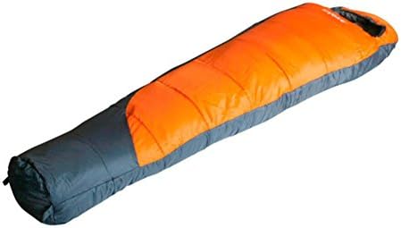 Double Shuangpin3DMummy sleeping bag filled with cotton/Warm winter outdoor sleeping bag-Orange
