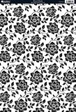 Shabby Chic Heavyweight Background Card Sheet 8X12-Floral Black/White