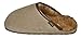 Eurow Men's Hardsole Sheepskin Scuff Slipper - Sand/Stoney