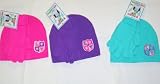 Ht83, Imported One Size Magic Knit Boys and Girls Toque Hat & Gloves Set for Sizes 1-5 Years Sequin Embroidery on Hat