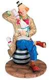 Clown W/ Baby Pig - Collectible Figurine Statue Sculpture Figure Model