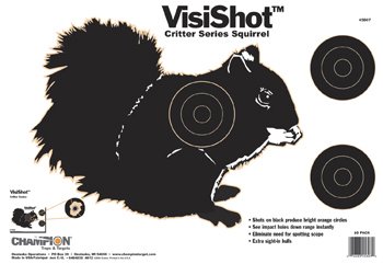 Buy VisiShot Paper Targets, Critter Series Squirrel, 16x11 - 10pk by Champion