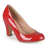 UPC 870191468077 product image for Journee Collection Women's Classic Patent Faux Leather Pumps Red 8.5 | upcitemdb.com