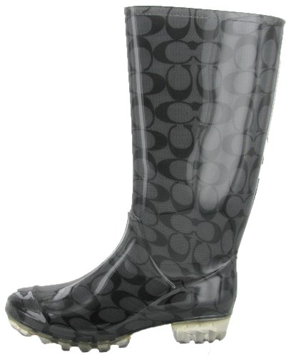 COACH Signature Pixy Rubber Waterproof Womens Rain Boots product image