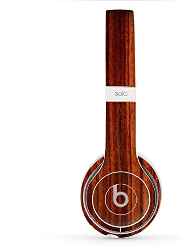 The Bright Red Ebony Woodgrain For The Beats Solo 2 Wireless Headphones