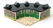 THOMAS THE TANK TRAIN WOODEN RAILWAY ROUNDHOUSE