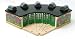 THOMAS THE TANK TRAIN WOODEN RAILWAY ROUNDHOUSE