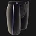 SKINS Shorts Ladies Compression Clothing Large (Black/Purple)