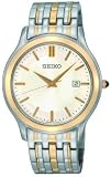 Seiko Two-tone Bracelet White Dial Men's watch #SKK710P1