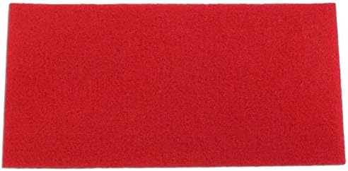 Square Scrub Red Driver Pad (Spacer/Light Cleanng/Buffing), 28 Inch - 2 Pack