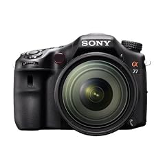 Sony SLT-A77VQ SLR-Digitalkamera (24 Megapixel, 7,6 cm (3 Zoll) Display, bildstabilisiert) Kit inkl. SAL 16-50mm DT F2.8 SSM Objektiv schwarz