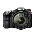 Sony SLT-A77VQ SLR-Digitalkamera (24 Megapixel, 7,6 cm (3 Zoll) Display, bildstabilisiert) Kit inkl. SAL 16-50mm DT F2.8 SSM Objektiv schwarz