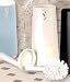Casabella 44698 Tall Bowl Brush Set, White