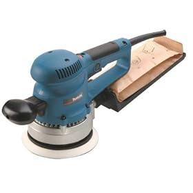 Makita BO6030 2.7 Amp 6-Inch Random Orbit Variable Speed Sander with Cloth Dust Bag