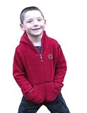 NCAA University of South Carolina Kashwere U Toddler Full Zip Hoodie w/Contrasting Stitching Garnet with black Toddler Small 12-24