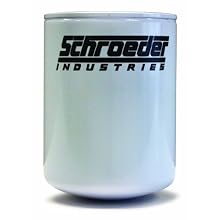Schroeder MZ10 Spin-on Hydraulic Filter Element, Micro-Glass, Removes Rust, Metallic Debris, Fibers, Dirt; 10.5" Height, 5.0" OD, 10 Micron