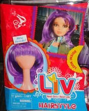 Liv Doll Purple Hairstyle Wig *doll Not Included Picture