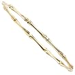 14K Yellow Gold Diamond Bracelet - 0.16 Ct.