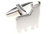 Silver Bull Cufflinks Cuff Links